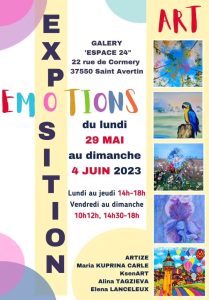 Exposition " Émotions "  # Saint - Avertin @ Espace 24 | Saint-Avertin | Centre-Val de Loire | France